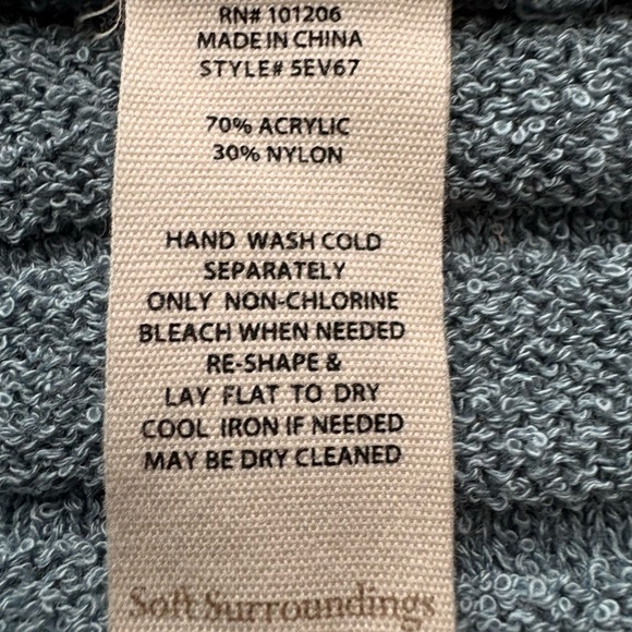 Soft Surroundings Shawl Collar Women's Cardigan - Picture 6 of 8